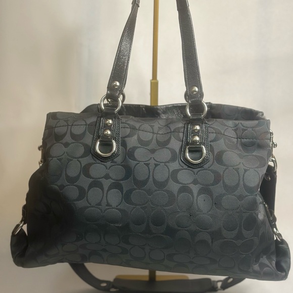 COACH Ashley Signature Carryall Shoulder Bag -GUC - Picture 4 of 15